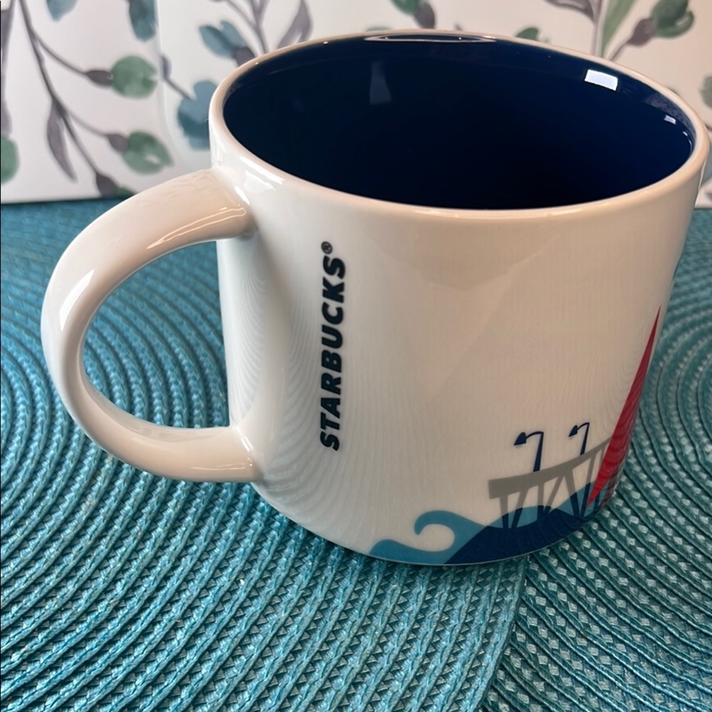 Starbucks You are Here Collection Blue White I Virginia Mug with Coastal Design - Picture 13 of 16